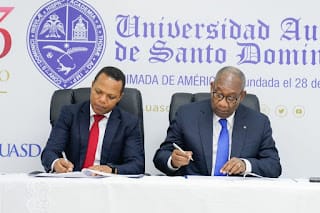 Edesur iluminará sede de UASD; entidades firman acuerdo