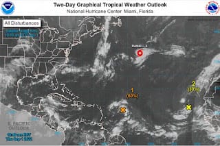 Se forma la tormenta Danielle en el Atlántico 5