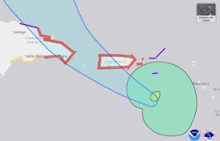 Emiten aviso de huracán para una parte de la costa de la República Dominicana 5