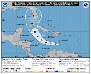 Cinco fenómenos en el Atlántico y el Caribe; uno en ruta a Cuba y Florida como posible huracán 7 Cinco fenómenos en el Atlántico y el Caribe; uno en ruta a Cuba y Florida como posible huracán