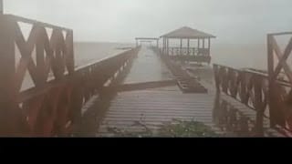 Colapsa muelle turístico de Miches por efectos de huracán Fiona 5
