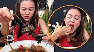 Una famosa youtuber fue detenida por comer un murciélago en una sopa 5