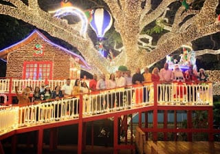 La Casita de Santa y el árbol de Navidad en Alcaldía Santiago estará abierto de jueves a domingo 5
