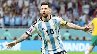 Messi logra 2 hitos históricos con su gol contra Australia 5