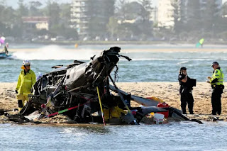 Al menos cuatro muertos al chocar dos helicópteros en el aire en Australia