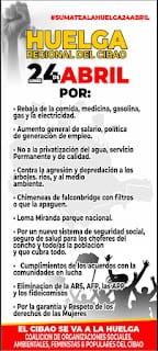 Coalición gremial convoca a paro de labores para el 24 de abril en todo el Cibao 7 Coalición gremial convoca a paro de labores para el 24 de abril en todo el Cibao