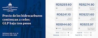 Precio de los hidrocarburos comienzan a ceder; GLP baja tres pesos
