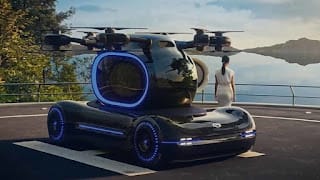 VIDEO: Presentan en China un coche 'transformer', capaz de desplazarse por aire y tierra 5