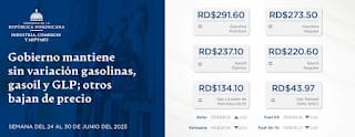 Gobierno mantiene sin variación gasolinas, gasoil y GLP; otros bajan de precio