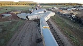 Otro tren de carga se descarrila en EE.UU. (VIDEO) 5
