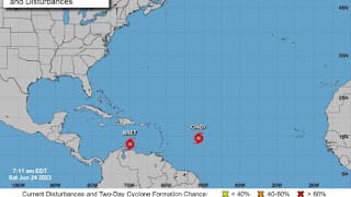 Cindy se fortalece rumbo a las Antillas Menores y Bret en camino a disiparse