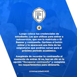 Conoce el proceso de Preselección de asignaturas UASD 2023-2