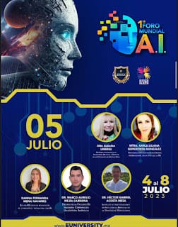 YA QUEDA POCO PARA EL 1° FORO MUNDIAL DE INTELIGENCIA ARTIFICIAL 🤖🌎🚀 5 YA QUEDA POCO PARA EL 1° FORO MUNDIAL DE INTELIGENCIA ARTIFICIAL 🤖🌎🚀