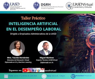Desarrollan taller sobre Inteligencia Artificial en el Desempeño Laboral para los universitarios