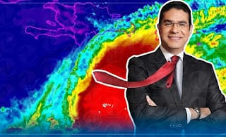 Cordillera Central, la barrera de RD que frena y debilita a Franklin; fenómeno impactará a 2:00 pm