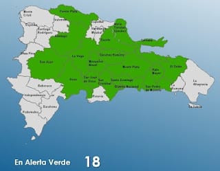 COE aumenta a 18 las provincias en alerta por lluvias 5