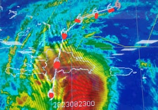 Conozca cuales son las provincias por donde pasará el centro de la tormenta Franklin 5