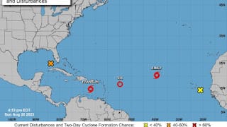 Se forma la tormenta tropical Franklin, que afectaría este martes a RD 5