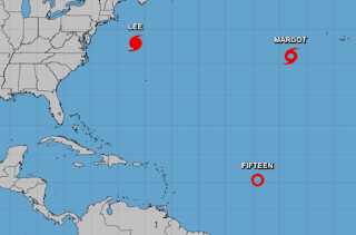 Se forma en el Atlántico la depresión tropical 15, que puede convertirse en huracán 5