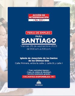Feria de Empleo en Santiago: Oportunidades Laborales en el Ministerio de Trabajo 5