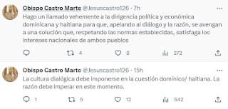 Obispo Castro Marte llama al diálogo y la razón en conflicto entre RD y Haití por construcción de canal 6 Obispo Castro Marte llama al diálogo y la razón en conflicto entre RD y Haití por construcción de canal
