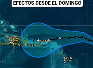 Tormenta Tropical Philippe Rumbo a República Dominicana y Puerto Rico 5
