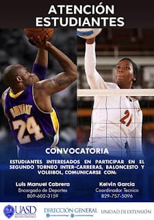 ¡Participa en el Segundo Torneo Inter-Carreras de Baloncesto y Voleibol en UASD Recinto Santiago! 5