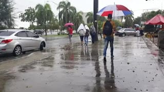 Tarde nublada con aguaceros por vaguada; 4 provincias en alerta 5