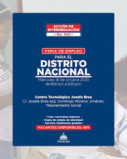 Feria de Empleo en el Distrito Nacional: Oportunidades Laborales 2023 5