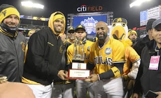 Águilas se coronan campeones en serie Titanes del Caribe con barrida sobre Licey 5