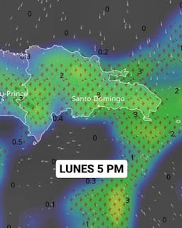 El peligro no ha pasado; dos nuevos fenómenos atmosféricos se desplazan hacia RD