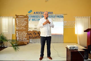 Amantes de la Luz celebra natalicio 189 de su fundador con acto en la escuela Peña y Reinoso de Pueblo Nuevo 8 Amantes de la Luz celebra natalicio 189 de su fundador con acto en la escuela Peña y Reinoso de Pueblo Nuevo