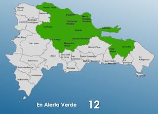 Aumentan a 12 las provincias en alerta por lluvias 5