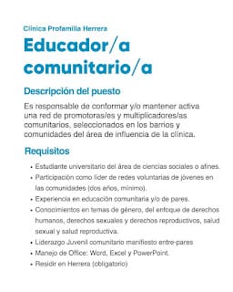 Vacantes en el programa con jóvenes ¡Te estamos buscando!