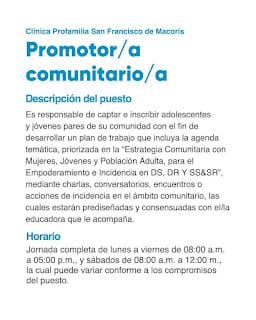 Vacantes en el programa con jóvenes ¡Te estamos buscando!