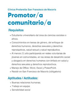 Vacantes en el programa con jóvenes ¡Te estamos buscando!