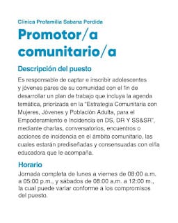 Vacantes en el programa con jóvenes ¡Te estamos buscando!