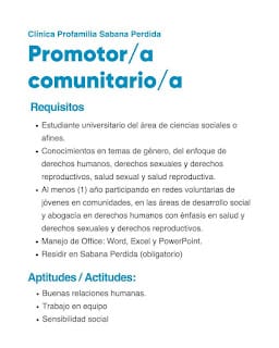 Vacantes en el programa con jóvenes ¡Te estamos buscando!