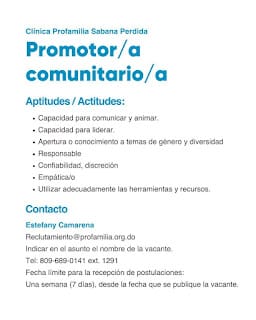 Vacantes en el programa con jóvenes ¡Te estamos buscando!