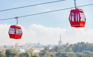 El teleférico de Santiago ofrece servicio a partir de este lunes en horario especial