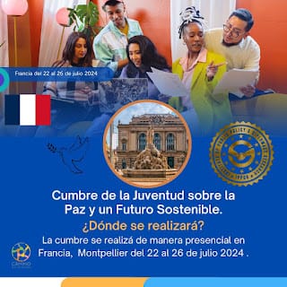 CUMBRE DE LA JUVENTUD SOBRE LA PAZ Y UN FUTURO SOSTENIBLE - REGÍSTRATE 3 CUMBRE DE LA JUVENTUD SOBRE LA PAZ Y UN FUTURO SOSTENIBLE - REGÍSTRATE