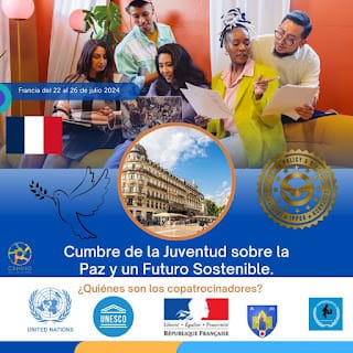 CUMBRE DE LA JUVENTUD SOBRE LA PAZ Y UN FUTURO SOSTENIBLE - REGÍSTRATE 7 CUMBRE DE LA JUVENTUD SOBRE LA PAZ Y UN FUTURO SOSTENIBLE - REGÍSTRATE