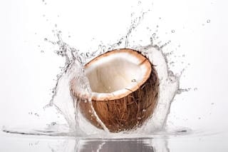 ¿Por dónde le entra el agua al coco?