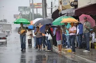 Aguaceros dispersos y tronadas, pronostica Onamet