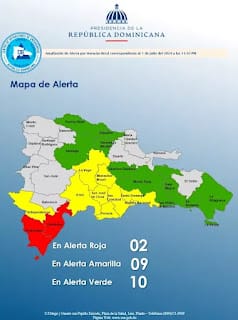 Barahona y Pedernales bajo alerta roja por posibles efectos del huracán Beryl