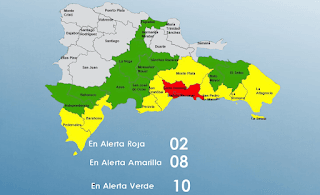 ATENCIÓN: Santo Domingo y el Distrito Nacional en alerta roja por onda tropical