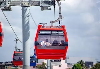 La Opret suspende servicio de Teleférico de Santo Domingo por efectos indirectos de Beryl