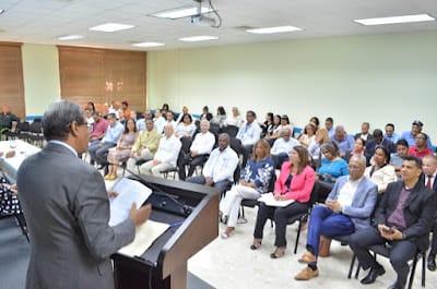 Juan Arias Fuentes Director General UASD Recinto Santiago presenta rendición de cuentas segundo año de gestión