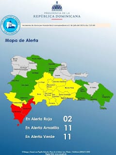 COE aumenta a 24 las provincias en alerta por huracán Beryl