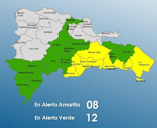 COE aumenta a 20 las provincias en alerta por lluvias 5
